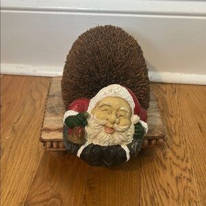 Vintage Santa Claus Boot Brush